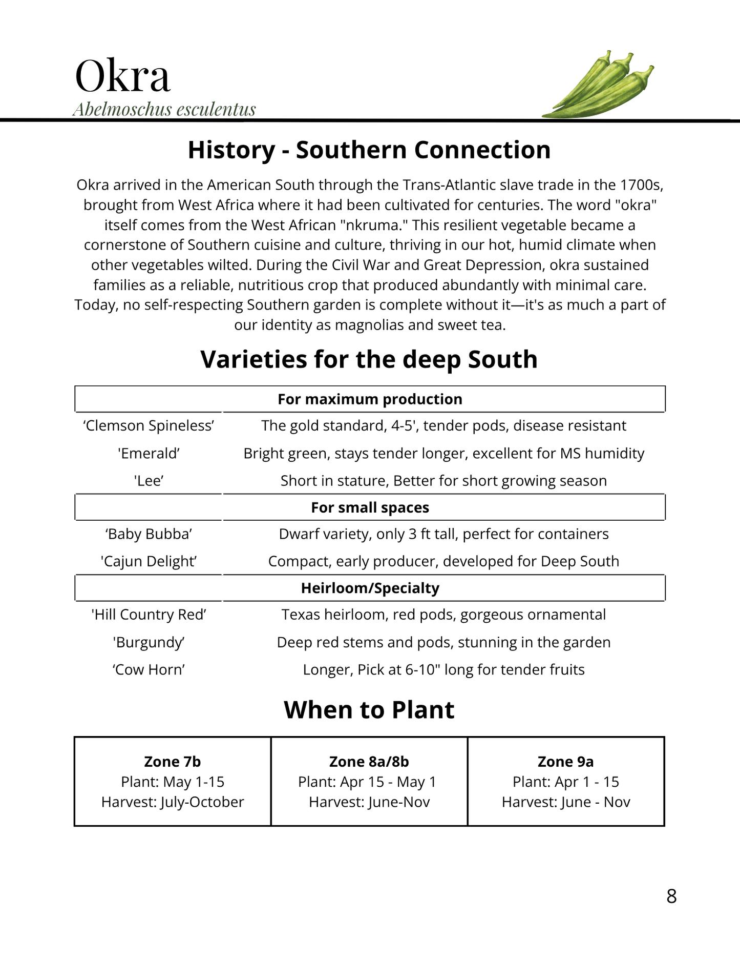 From Okra to Muscadines: The Southern Plant Guide (Ebook)